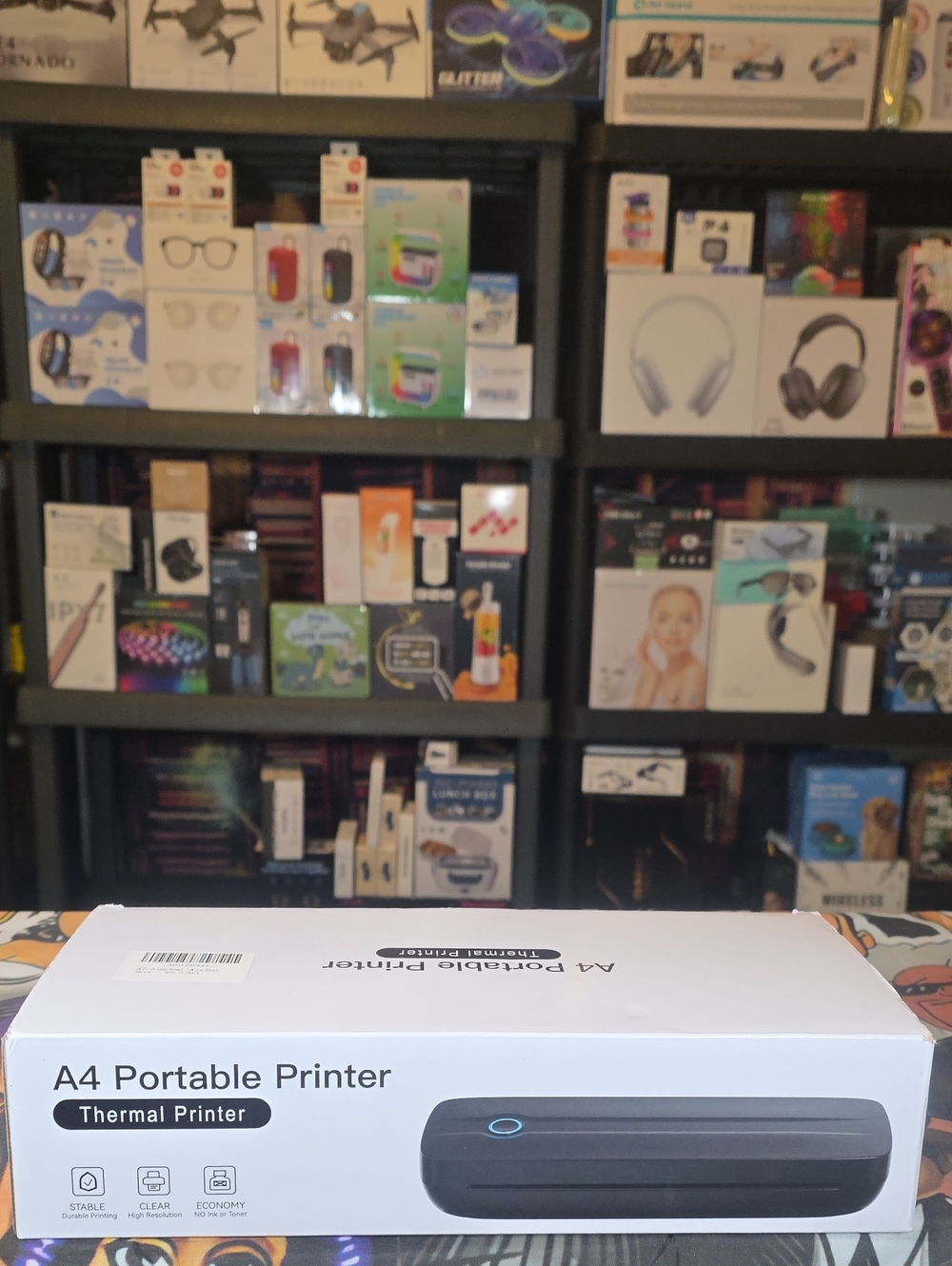A4 Portable Thermal Printer - Bluetooth Printer No Ink No Toner